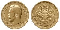 7 1/2 rubla 1897 (A•Г), Petersburg, złoto 6.44 g