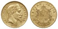 20 franków 1864/BB, Strasbourg, złoto 6.42 g, Ga