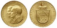 25 franków 1956, Franciszek Józef II i Georgina 