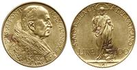 100 lirów 1931, Rzym, złoto 8.79 g, Fr. 283, Ber