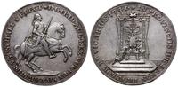 talar wikariacki  1741, Drezno, Aw: Król na koni
