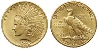 10 dolarów 1908, Filadelfia, typ Indian Head z m