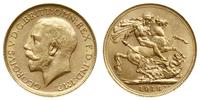 funt 1917 P, Perth, złoto 7.98 g, bardzo ładny, 