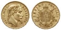 20 franków  1868 / A, Paryż, złoto "900", 6.44 g