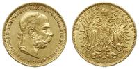 20 koron 1895, Wiedeń, złoto 6.77 g, ładnie zach