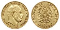 10 marek 1877 A, Berlin, złoto 3.94 g, Jaeger 24