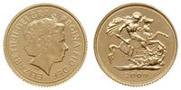 1/2 funta 2009, Londyn, złoto 4.00 g, moneta w p