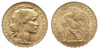 20 franków 1911, Paryż, złoto "900", 6.45 g, wyś