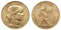 20 franków 1913, Paryż, złoto "900", 6.45 g, wyś