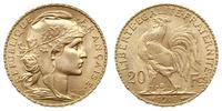 20 franków 1913, Paryż, złoto "900", 6.45 g, wyś