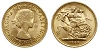 1 funt 1967, Londyn, złoto 7.99 g, piękne., Spin