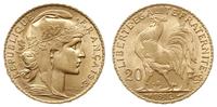 20 franków 1912, Paryż, złoto 6.46 g, piękne, Fr