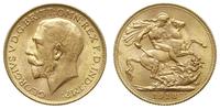 funt 1918/I, Bombaj, złoto 7.98 g, Spink 3998