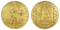 dukat  1928, Utrecht, złoto 3.49 g, Fr. 352