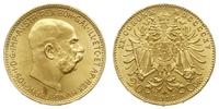 20 koron 1915, Wiedeń, NOWE BICIE, złoto 6.79 g