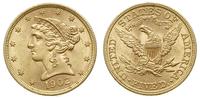 5 dolarów 1902, Filadelfia, "Liberty Head", złot