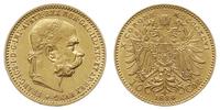 10 koron 1896, Wiedeń, złoto 3.38 g, Fr. 506