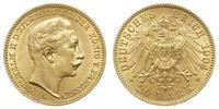 20 marek 1904 A, Berlin, złoto 7.96 g, piękne, A