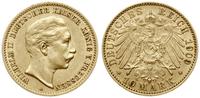 10 marek 1909, Berlin, złoto 3.97 g, AKS 127, Ja
