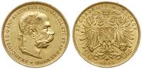 20 koron 1895, Wiedeń, złoto 6.77 g, ładnie, Fr.