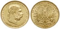 20 koron 1896, Wiedeń, złoto 6.78 g, Fr. 504