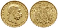 20 koron 1903, Wiedeń, złoto 6.75 g, Fr. 504
