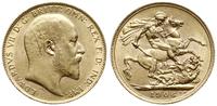 funt 1906, Londyn, złoto 7.97 g, piękny, Seaby 3