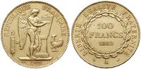 100 franków 1882 A, Paryż, złoto próby "900" 32.