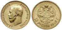 10 rubli 1902/AP, Petersburg, złoto 8.60 g, Fr. 
