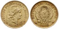 5 pesos = 1 argentino 1883, złoto 8.06 g, Fr, 14