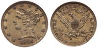 5 dolarów 1888 S, San Francisco, Liberty Head, z