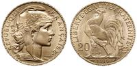 20 franków 1910, Paryż, złoto 6.44 g, wyśmienici