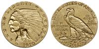 2 1/2 dolara 1910, Filadelfia, typ Indian Head, 