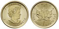 5 dolarów 2015, typ Maple Leaf, złoto 3.14 g pró