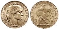 20 franków 1903, Paryż, złoto 6.45 g, pięknie za