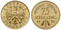 25 szylingów 1927, Wiedeń, złoto 5.88 g, pięknie