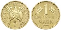 1 marka 2001 A, Berlin, złoto 11.99 g próby 999.