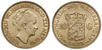 10 guldenów 1925, Utrecht, złoto 6.70 g, Fr. 351