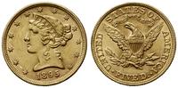 5 dolarów 1895, Filadelfia, Liberty Head, złoto 