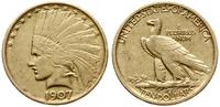 10 dolarów 1907, Filadelfia, typ Indian head - w