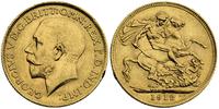 1 funt 1912, złoto 7.96 g