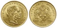 4 floreny = 10 franków 1892, Wiedeń, Nowe bicie,