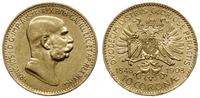 10 koron jubileuszowe 1908, Wiedeń, wybite z oka