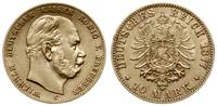 10 marek 1877 / C, Frankfurt, złoto 3.93 g, AKS 