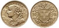 20 franków 1927 / B, Berno, złoto 6.44 g, Fr. 49