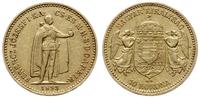 10 koron 1893/KB, Kremnica, złoto 3.37 g, Fr. 25