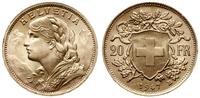 20 franków 1947, Berno, typ Vreneli, złoto 6.44 