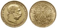 20 koron 1896, Wiedeń, złoto 6.76 g, Fr. 504