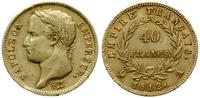 40 franków 1812 A, Paryż, złoto 12.87 g, Fr. 505