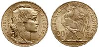 20 franków 1912, Paryż, złoto 6.45 g, wyśmienite